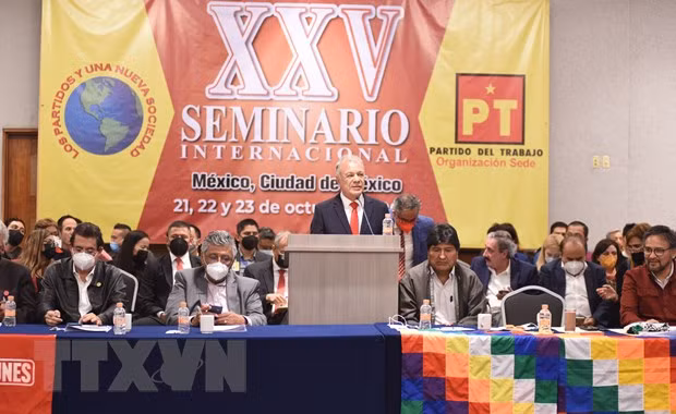 Des partis politiques présents au séminaire au Mexique apprécient le message du leader du PCV ảnh 1 Des partis politiques présents au séminaire au Mexique apprécient le message du leader du PCV ảnh 1
