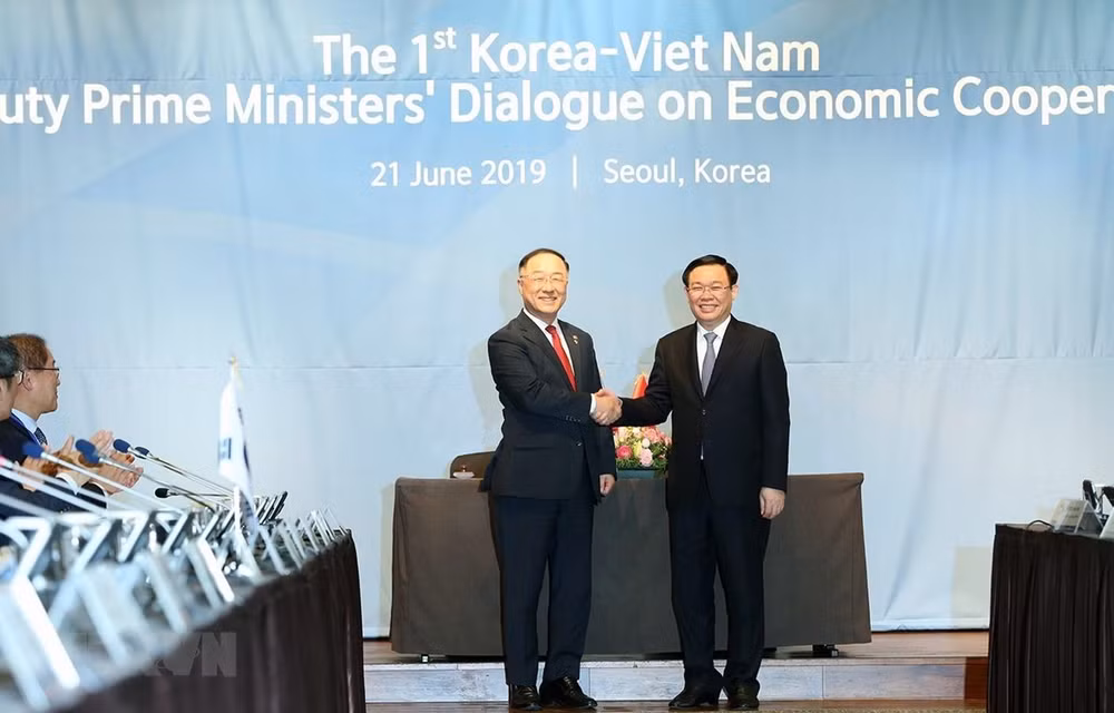 Vietnam-R. de Corée : dialogue économique au niveau de vice-Premier ministre ảnh 1