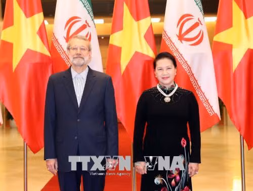 Entretien entre Nguyên Thi Kim Ngân et Ali Ardeshir Larijani ảnh 1