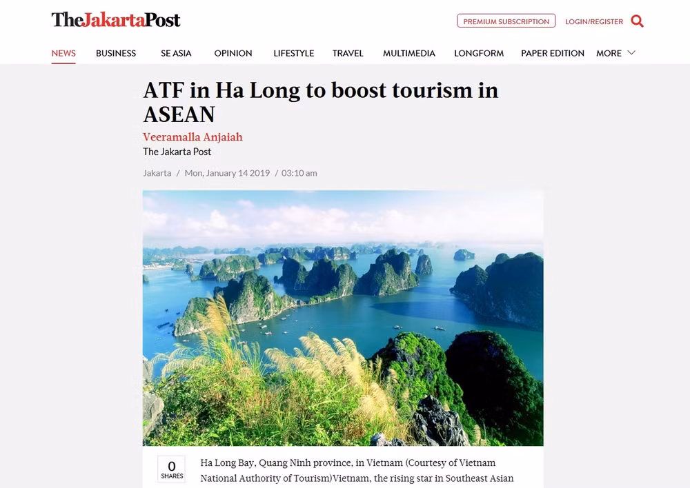 Jakarta Post : Le Vietnam, étoile montante du secteur du tourisme en Asie du Sud-Est ảnh 1
