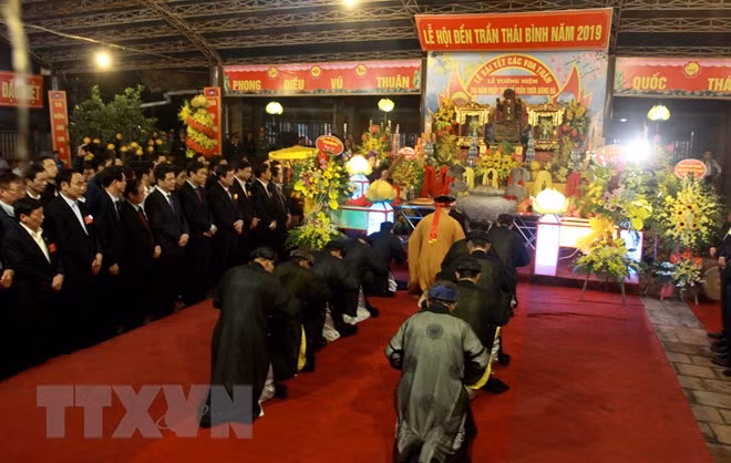 Ouverture de la fête du Temple des rois Tran à Thai Binh ảnh 1