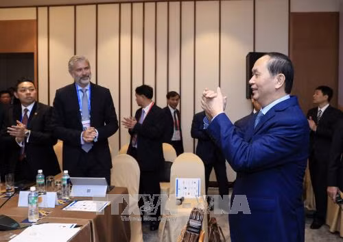 Le président Tran Dai Quang rencontre de grandes entreprises américaines ảnh 1