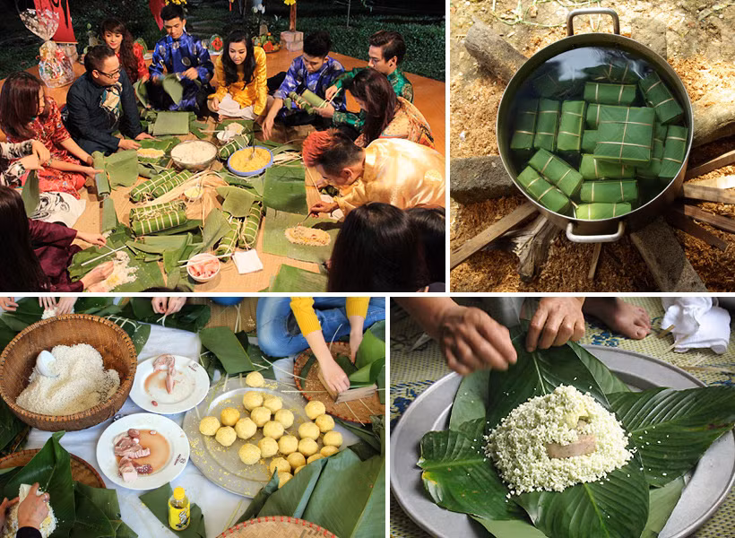 Le Banh chung, plat emblématique du Têt ảnh 1