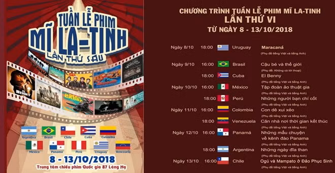 La 6e Semaine du film latino-américain s'ouvrira à Hanoi ảnh 1