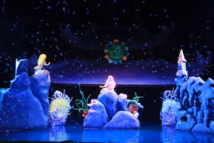 Une pièce sur le climat au 5e Festival international des marionnettes à Hanoï ảnh 1