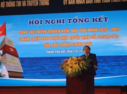 Conférence-bilan sur le travail d’information sur la mer et les îles ảnh 1