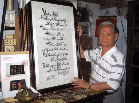 Lê Van Kinh, le symbole de la broderie vietnamienne ảnh 2