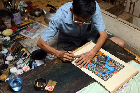 Les estampes populaires de Hang Trong ảnh 3