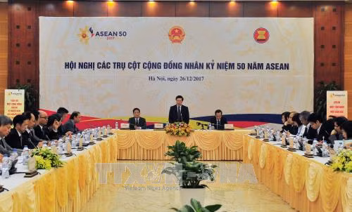 Réunion sur les contributions de ministères et secteurs à la coopération de l’ASEAN ảnh 1