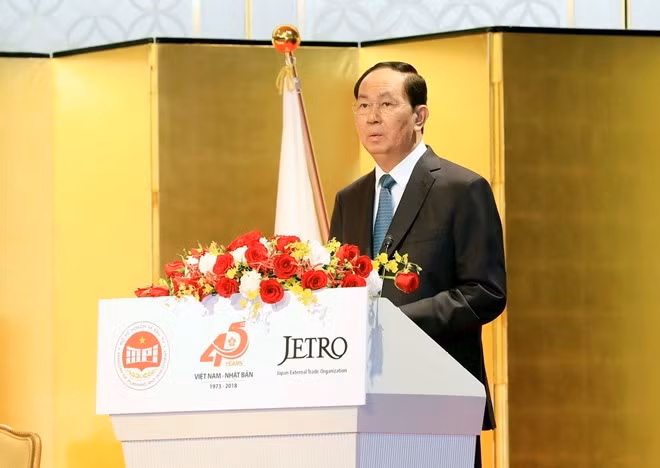 Le président Trân Dai Quang reçoit le président de l’Alliance parlementaire d’amitié Japon-Vietnam ảnh 1