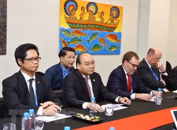 Le Premier ministre Nguyen Xuan Phuc rencontre son homologue vanuatais ảnh 1