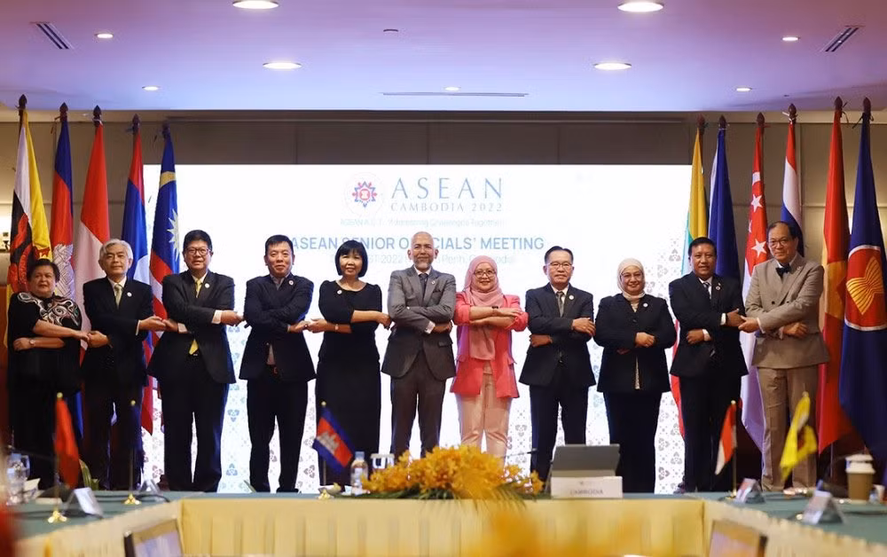 Les préparatifs de la 55e réunion des ministres des Affaires étrangères de l'ASEAN en discussion ảnh 1