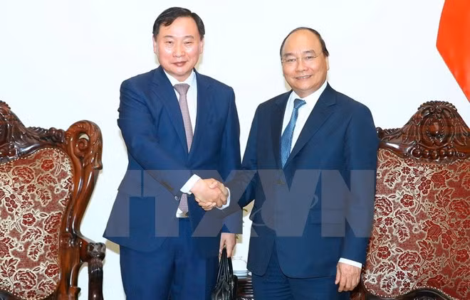 Le PM reçoit le directeur général de la branche utilitaire de Hyundai Motor ảnh 1