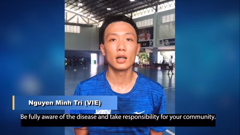 Le premier joueur vietnamien de futsal participe à la campagne contre le COVID-19 de l’AFC ảnh 1