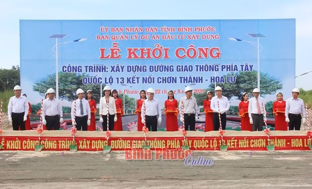Mise en chantier d’un tronçon reliant Binh Duong, Binh Phuoc au Cambodge ảnh 1