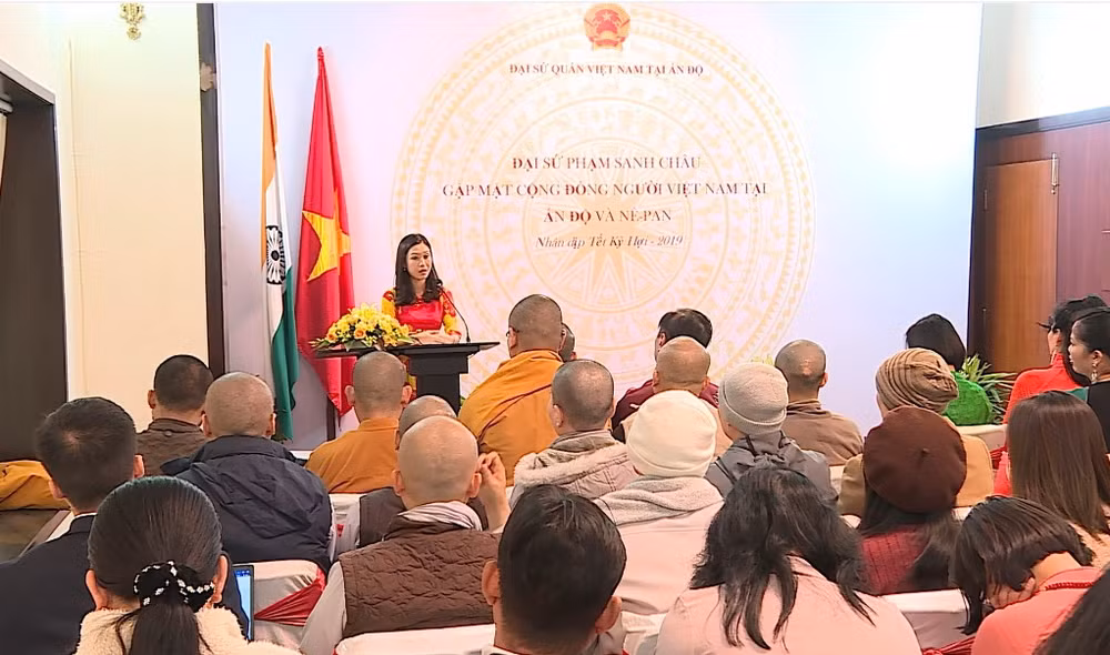 Rencontre de la communauté vietnamienne en Inde et au Népal ảnh 1