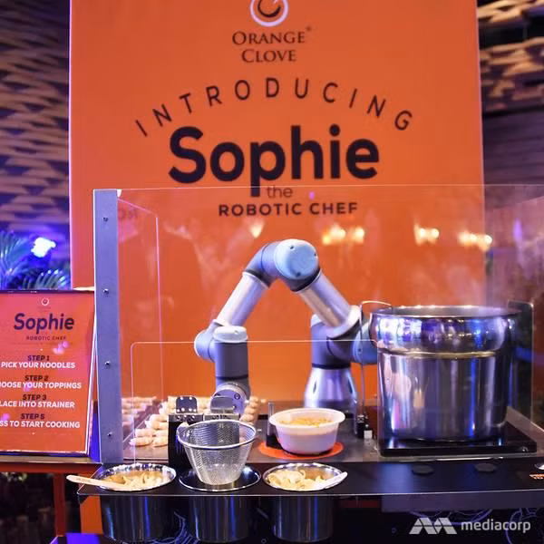 Rencontrez Sophie, le robot qui cuit les nouilles singapouriennes ảnh 1