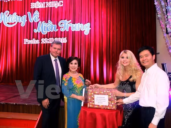 Des Vietnamiens de l’étranger au chevet des sinistrés des crues au Centre ảnh 1