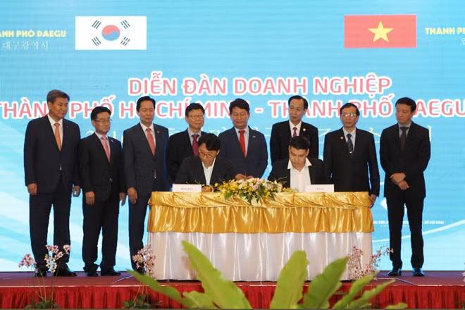 Forum d'affaires Ho Chi Minh-Ville-Daegu (R. de Corée) ảnh 1