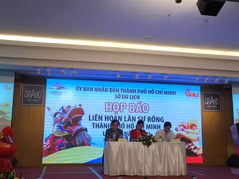 Première : Festival du licorne, du lion et du dragon à Hô Chi Minh-Ville ảnh 1