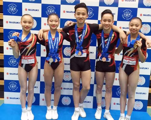 Le Vietnam participe aux Championnats de gymnastique aérobic du monde 2016 ảnh 1