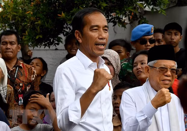 Félicitations au président et vice-président indonésiens ảnh 1