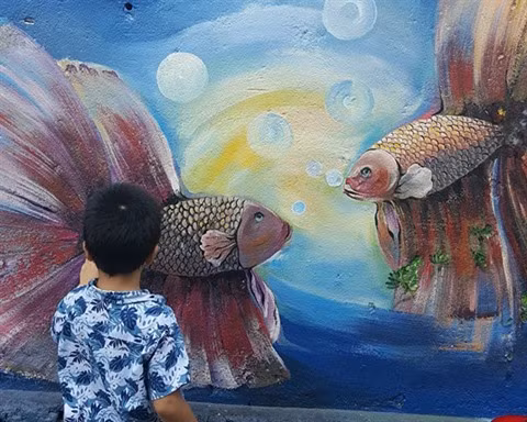 Dà Nang: des fresques murales en plein cœur de la ville ảnh 7