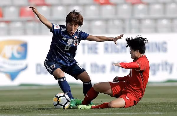 Football féminin : le Vietnam a été battu par le Japon à Asian Cup 2018 ảnh 1