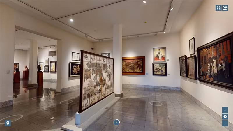 Lancement du premier espace d'exposition des beaux-arts en ligne au Vietnam ảnh 2