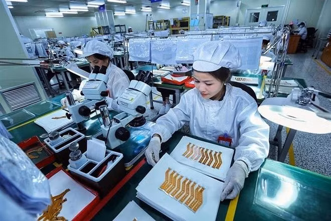 Le passage d’un modèle de croissance fondé sur la main-d’œuvre bon marché et l’exploitation des ressources naturelles vers un développement reposant sur les sciences, les technologies et l’innovation constitue aujourd’hui un nouvel élan pour la croissance économique de Dông Nai comme pour l’ensemble du pays. Photo: VNA