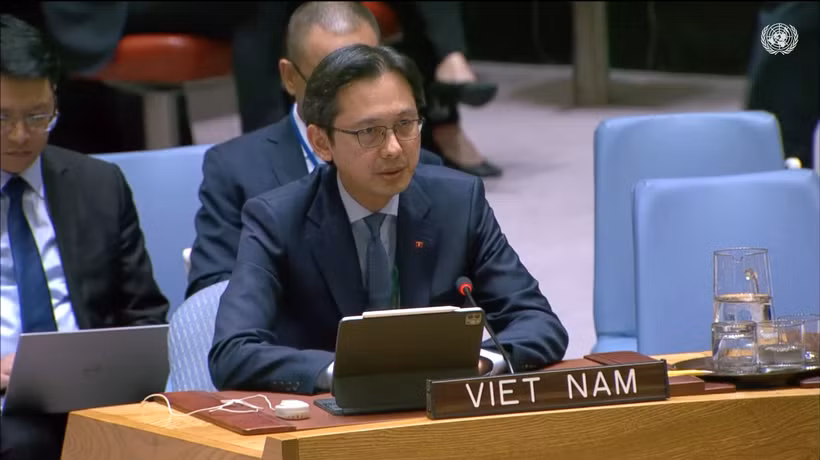 L’ambassadeur Dô Hung Viêt, chef de la Mission permanente du Vietnam auprès de l’ONU. Photo: VNA
