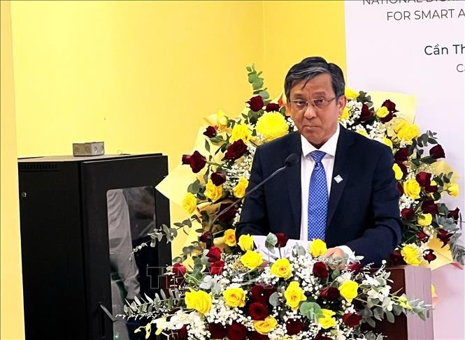 Le professeur associé et docteur Trân Trung Tinh, recteur de l’Université de Cân Tho. Photo: VNA