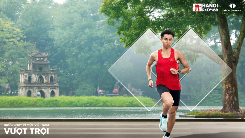 Pour la première fois, l’intelligence artificielle accompagnera les athlètes lors du Marathon International de Hanoi Techcombank, marquant une avancée technologique majeure dans le domaine sportif au Vietnam. Photo: le Comité d'organsiation