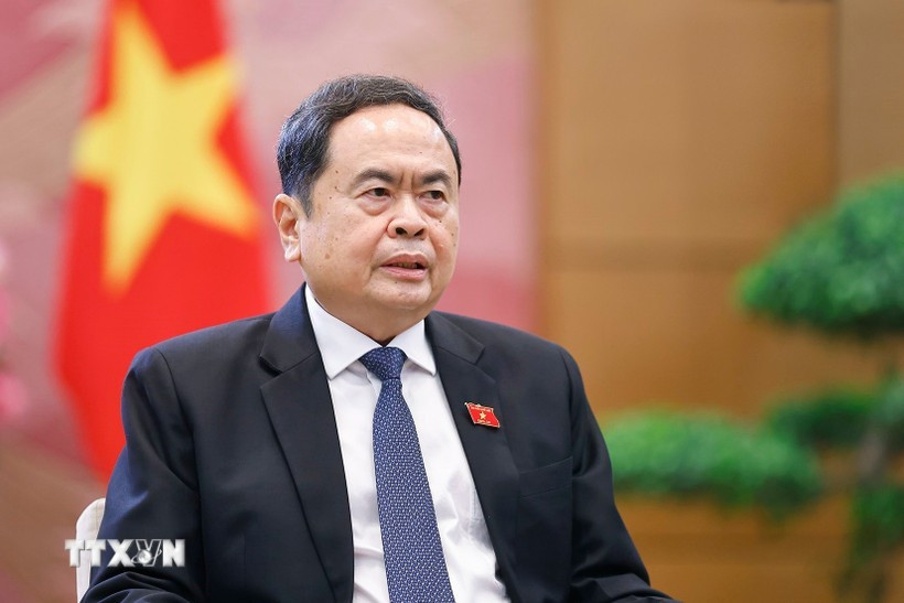 Le président de l'Assemblée nationale du Vietnam, Trân Thanh Mân. Photo: VNA