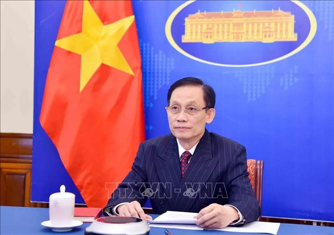 Le ministre vietnamien des Affaires étrangères, Le Hoai Trung. Photo: VNA