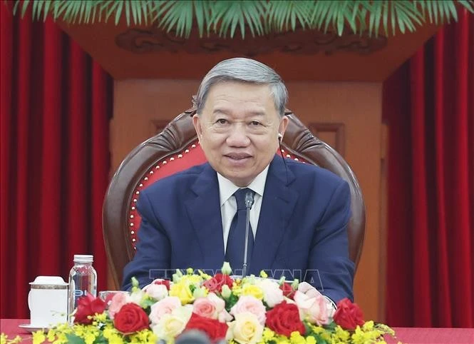 Le secrétaire général du Comité central du Parti communiste du Vietnam (PCV) Tô Lâm. Photo: VNA