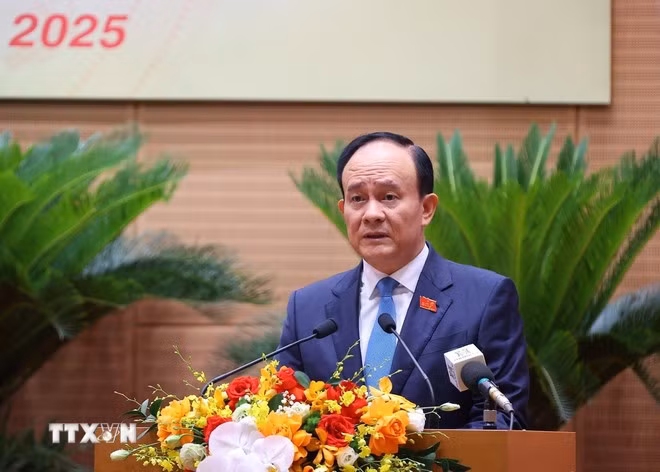 Le président du Conseil populaire municipal, Nguyên Ngoc Tuân. Photo: VNA