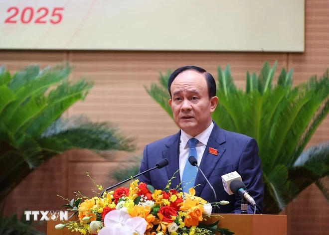 Le président du Conseil populaire municipal, Nguyên Ngoc Tuân. Photo: VNA