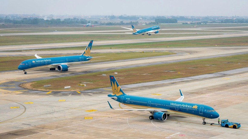 Des avions de Vietnam Airlines. Photo: VNA