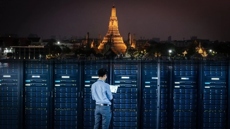 La Thaïlande attire d'importants investissements dans les centres de données et les services numériques. Photo: Nikkei Asia