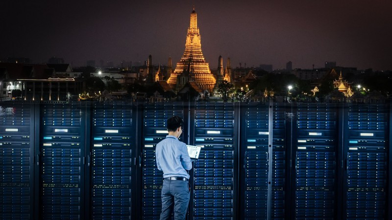 La Thaïlande attire d'importants investissements dans les centres de données et les services numériques. Photo: Nikkei Asia