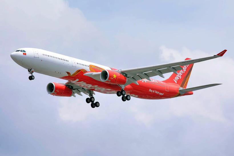 Un avion de Vietjet. Photo: Vietjet
