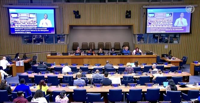 La 18e session de la Conférence des États parties à la Convention relative aux droits des personnes handicapées à New York. Photo: VNA