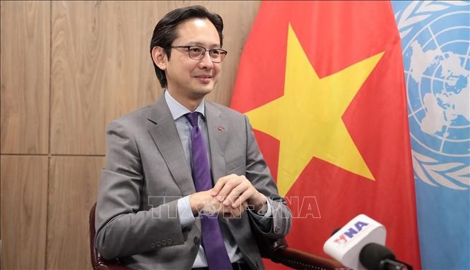 L’ambassadeur Dô Hung Viêt, chef de la Mission permanente du Vietnam auprès de l’ONU. Photo: VNA