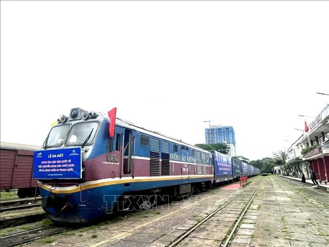 Le fret ferroviaire Chine-Vietnam s'envole en janvier. Photo: VNA