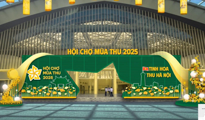 La porte d'entrée de Foire d’Automne 2025. Photo: VnEconomy