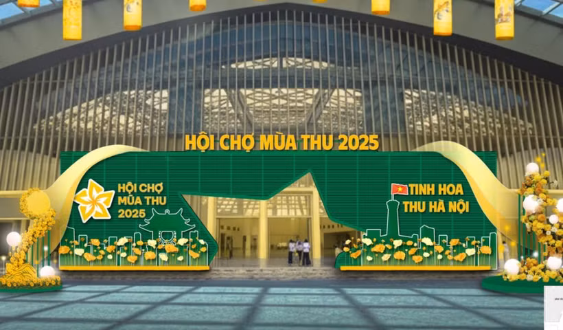 La porte d'entrée de Foire d’Automne 2025. Photo: VnEconomy 