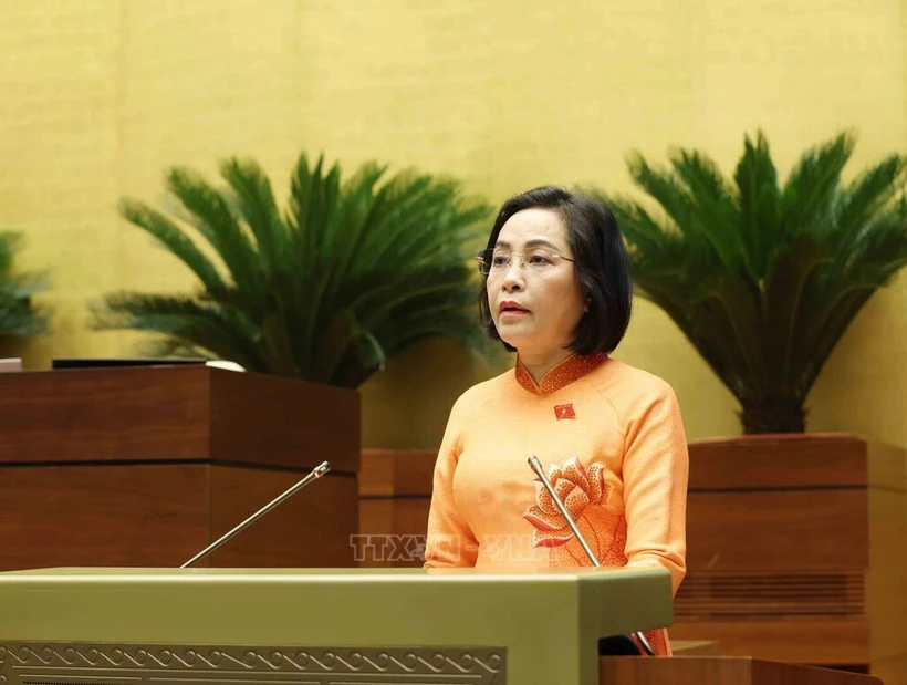 La vice-présidente de l’Assemblée nationale, Nguyên Thi Thanh. Photo: VNA