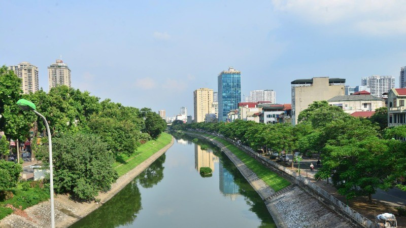 La rivière Tô Lich. Photo: nhandan.vn