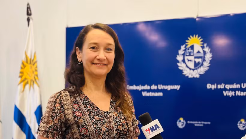 La vice-ministre des Affaires étrangères de l’Uruguay, Valeria Csusaki Cabrera. Photo: VNA